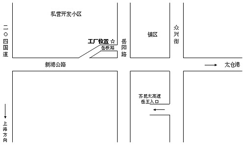 太仓市沙溪镇岳王岳阳路西侧8110平米双层厂房招租(可分割)
